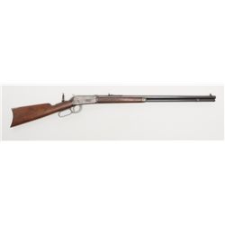 Winchester Model 1894 lever action rifle, .38-55  cal., 26” octagon barrel, plain trigger, blue  fin