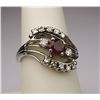 Image 3 : Vintage ‘Fine Quality’ Burmese Color Ruby and  Diamond Ring with 0.70 carat Ruby and 12 round cut  D