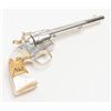 Image 10 : Colt Bisley Model Single Action revolver, .44-40  cal., 7-1/2” barrel, silver plated, Mexican pearl