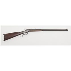 Marlin Ballard single shot rifle, cal. .32 Long,  Serial #24418.  The rifle is in overall good to  v