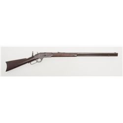 Winchester Model 1873 lever action rifle, .44  W.C.F. cal., special order 28” octagon barrel,  plain