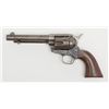 Image 2 : Colt U.S. Artillery Model SAA revolver, .45 cal.,  5-1/2” barrel, blue and case hardened finish, woo