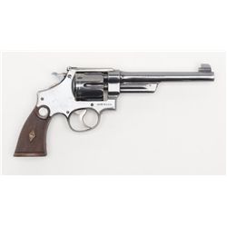 Smith and Wesson 38/44 Outdoorsman revolver, cal.  .38 Special, Serial #41685.  Manufactured in 1933