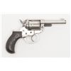 Image 1 : Colt Model 1877 DA ejectorless revolver, .41 cal.,  3-1/2” barrel, nickel finish, checkered hard  ru