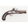 Image 1 : Pocket-size flintlock pistol probably  American-made circa early 19th century with  typical American