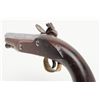 Image 7 : Pocket-size flintlock pistol probably  American-made circa early 19th century with  typical American