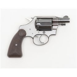 Colt Detective Special DA revolver, .38 Special,  2” barrel, #576950 (circa 1951); approx. 95%  fini