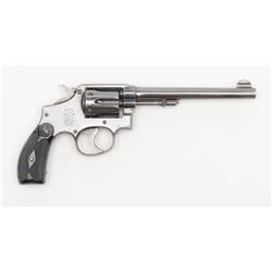 Smith & Wesson 38 Hand Ejector DA revolver 1st  Change, .38 cal., 6-1/2” barrel, blue finish,  #1214