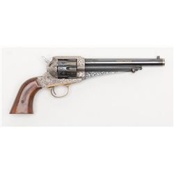 Uberti Model 1875 Single Action Remington style  revolver, cal. .45 Colt, Serial #00656.  The  pisto