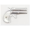 Image 1 : Remington O/U derringer, late production with UMC  address in .41RF; re-nickeled finish with origina