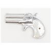Image 2 : Remington O/U derringer, late production with UMC  address in .41RF; re-nickeled finish with origina