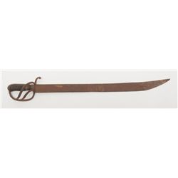 Unidentified D guard cutlass, 19th or early 20th  century.   Est.: $150-$300.