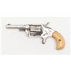 Image 2 : Engraved H & A Ranger #2 spur trigger revolver,  .32 cal., 2-3/4” barrel, nickel finish, bone  grips