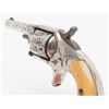 Image 8 : Engraved H & A Ranger #2 spur trigger revolver,  .32 cal., 2-3/4” barrel, nickel finish, bone  grips