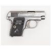 Image 2 : Colt Model 1908 semi-automatic pistol, cal. .25,  Serial #149795.  The pistol is in overall very  go
