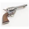 Image 8 : Colt SAA revolver, .45 cal., 5-1/2” barrel, wood  grips, mixed numbers, frame #41805. This gun is in