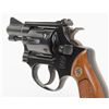 Image 12 : Smith & Wesson Model 34-1 DA revolver, .22LR cal.,  2” barrel, blue finish, checkered wood medallion