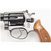 Image 5 : Smith & Wesson Model 34-1 DA revolver, .22LR cal.,  2” barrel, blue finish, checkered wood medallion