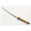 Image 6 : Japanese Katana sword in military mounts in  overall good condition with metal scabbard, cord  wrapp