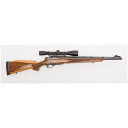 Remington Model 600 bolt action rifle, 6.5mm Rem.  Mag. cal., 18-1/2” ventilated rib barrel, blue  f
