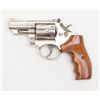 Image 2 : Smith & Wesson Model 19-3 DA revolver, .357 Magnum  cal., 2-1/2” pinned barrel, nickel finish, custo