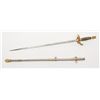 Image 7 : Ornate sword and scabbard by Ames Mfg. Co.,  Chicopee, Mass. commemorating the Agawam  Encampment No