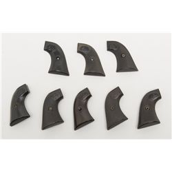 Lot of 3 pairs of pre-war Colt grips in fair to  good condition for SAA; 2 very good Colt grips  wit