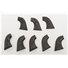 Image 1 : Lot of 3 pairs of pre-war Colt grips in fair to  good condition for SAA; 2 very good Colt grips  wit