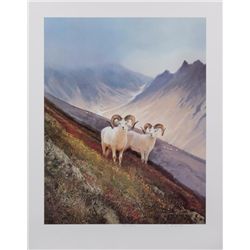 Michael Coleman color print entitled “Old Timers”,  hand signed, approx. 23-1/2” x 18-1/2”,  accompa