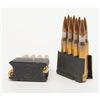 Image 2 : Garand shooters lot consisting of 18 Garand clips  loaded with 8 rounds each.  The clips are still i