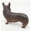 Image 2 : Cast bronze figure of a Corgy Breed dog, approx.  15” x 21”.   Est.:  $250-$500.