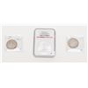 Image 4 : Lot including a U.S. Barber Half Dollar, dated  1902, un-graded, appears to be in overall fine  cond
