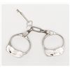 Image 2 : Lot of 2 pairs of handcuffs, both with keys and  both working at time of description; one pair is  i