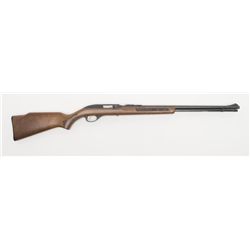 Glenfield model 60 by Marlin, #22408149, .22 LR,  22" barrel, tube mag, blued finish with embossed