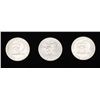Image 4 : 7 half dollar Kennedy silver coins 1 mint 1964 and  3 Ike dollars not silver.   Silver value approx