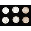 Image 5 : 7 half dollar Kennedy silver coins 1 mint 1964 and  3 Ike dollars not silver.   Silver value approx