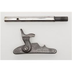 Parts lot, Remington 1858 .44 cal barrel, good  bore, mostly legible address, New Jersey marked  and