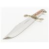 Image 9 : Modern Linder Bowie knife, made in Germany,  approx. 15-1/2” overall with a 10” blade, eagle  head p