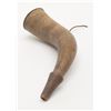 Image 3 : Powder Horn with wooden base.  The powder horn is  in overall good condition showing age with a  woo