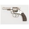 Image 2 : Hopkins & Allen XL Double Action revolver, .38  cal., 3” octagon barrel, nickel finish, checkered  h
