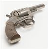 Image 6 : Hopkins & Allen XL Double Action revolver, .38  cal., 3” octagon barrel, nickel finish, checkered  h