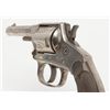 Image 8 : Hopkins & Allen XL Double Action revolver, .38  cal., 3” octagon barrel, nickel finish, checkered  h