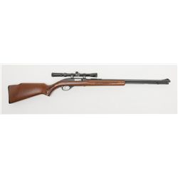 Marlin Glenfield Model 60 semi-auto rifle, .22LR  cal., 22” round barrel, blue finish, wood stock,