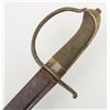 Image 3 : French style cutlass, approx. 32” overall with a  26-1/2” blade, brass grip and guard, un-cleaned  d