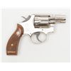 Image 2 : Smith & Wesson Model 10-5 DA revolver, .38 Special  cal., 2” barrel, nickel finish, checkered wood