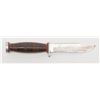 Image 10 : Western Cutlery Company Bowie knife with original  scabbard in good condition. Along with Imperial