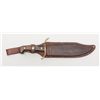 Image 1 : Western Cutlery Company Bowie knife with original  scabbard in good condition. Along with Imperial
