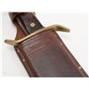 Image 2 : Western Cutlery Company Bowie knife with original  scabbard in good condition. Along with Imperial