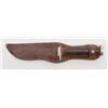 Image 8 : Western Cutlery Company Bowie knife with original  scabbard in good condition. Along with Imperial