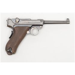 DWM American Eagle Luger semi-automatic pistol,  caliber .30 Luger, Serial #13983.  The pistol is  i